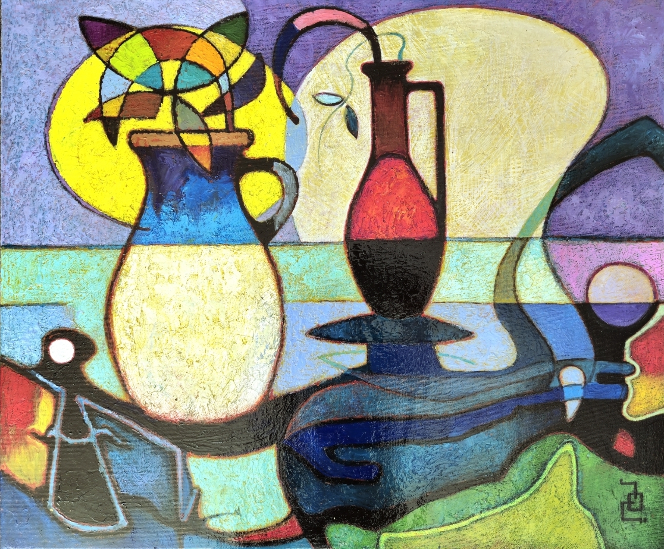 Geometric still life (inspired by C. Venard)