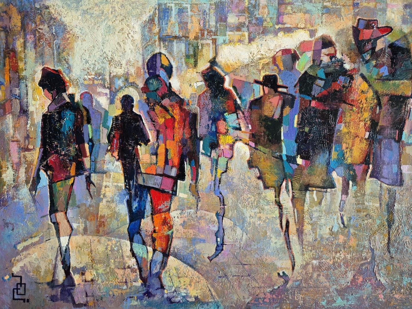 A walk (in red, small)