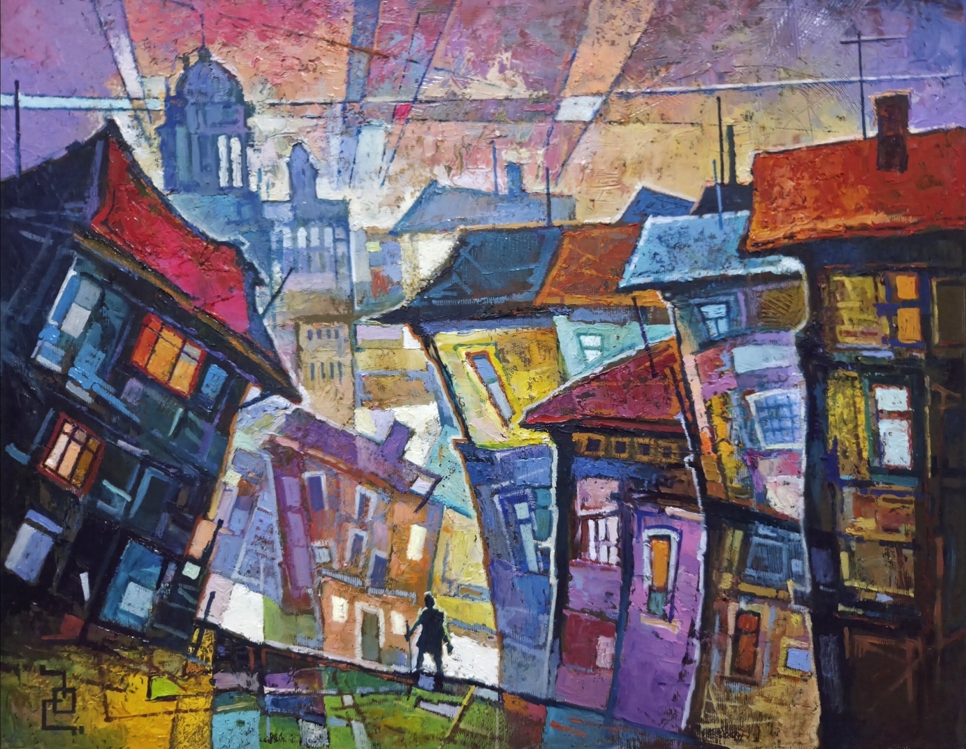 Labyrinths #24 (Against the tide)