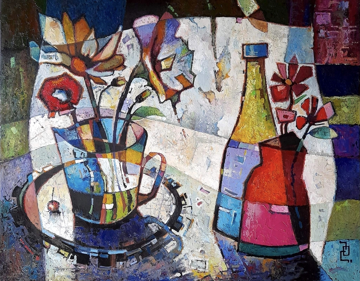 Still life with cherry