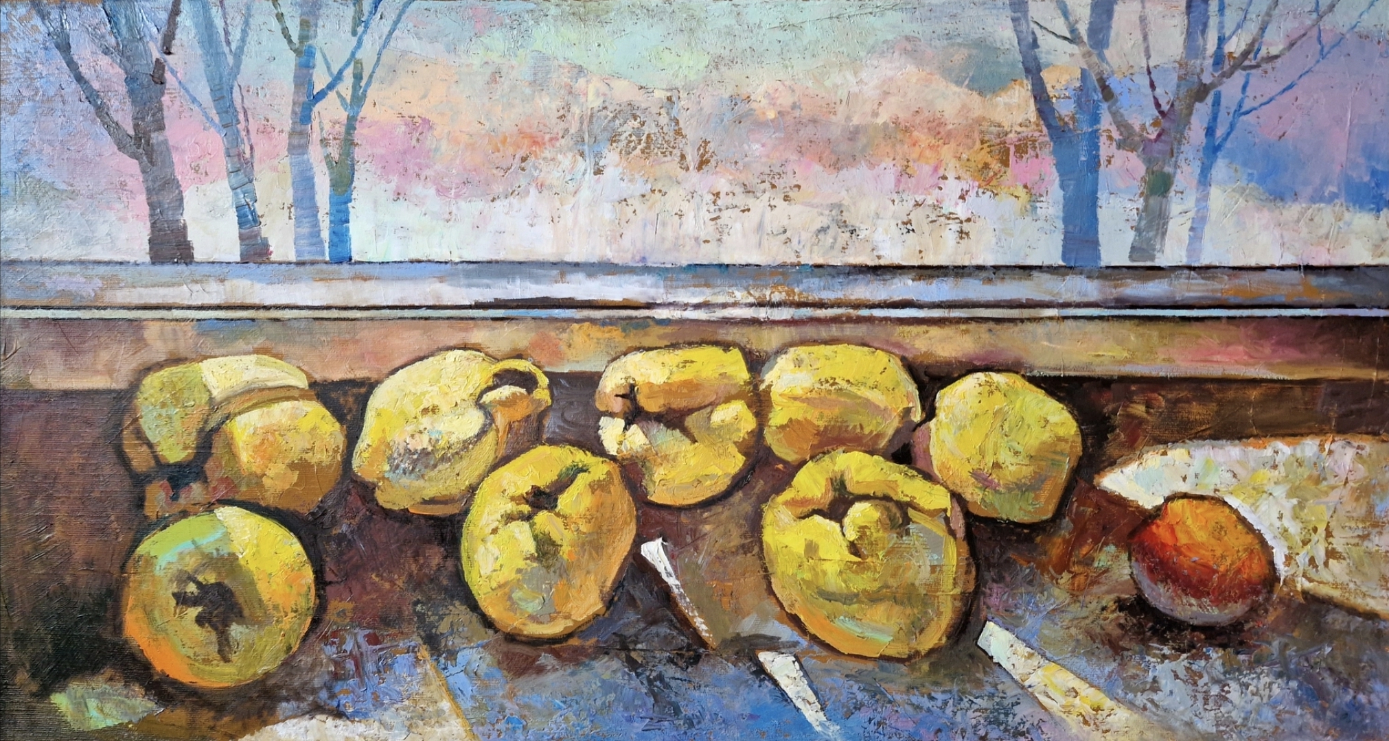 Quinces on the window