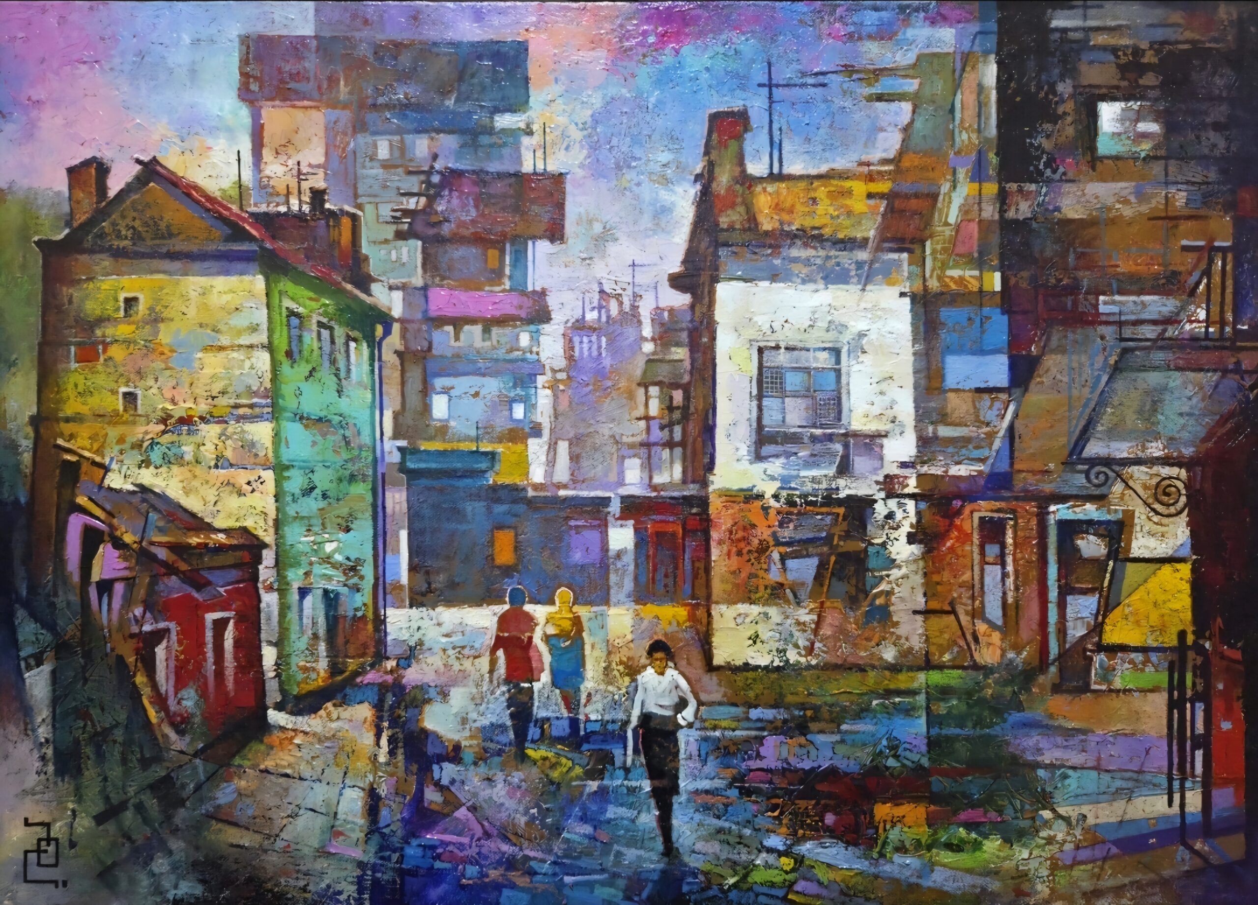 Labyrinths #28 (Through the old streets)