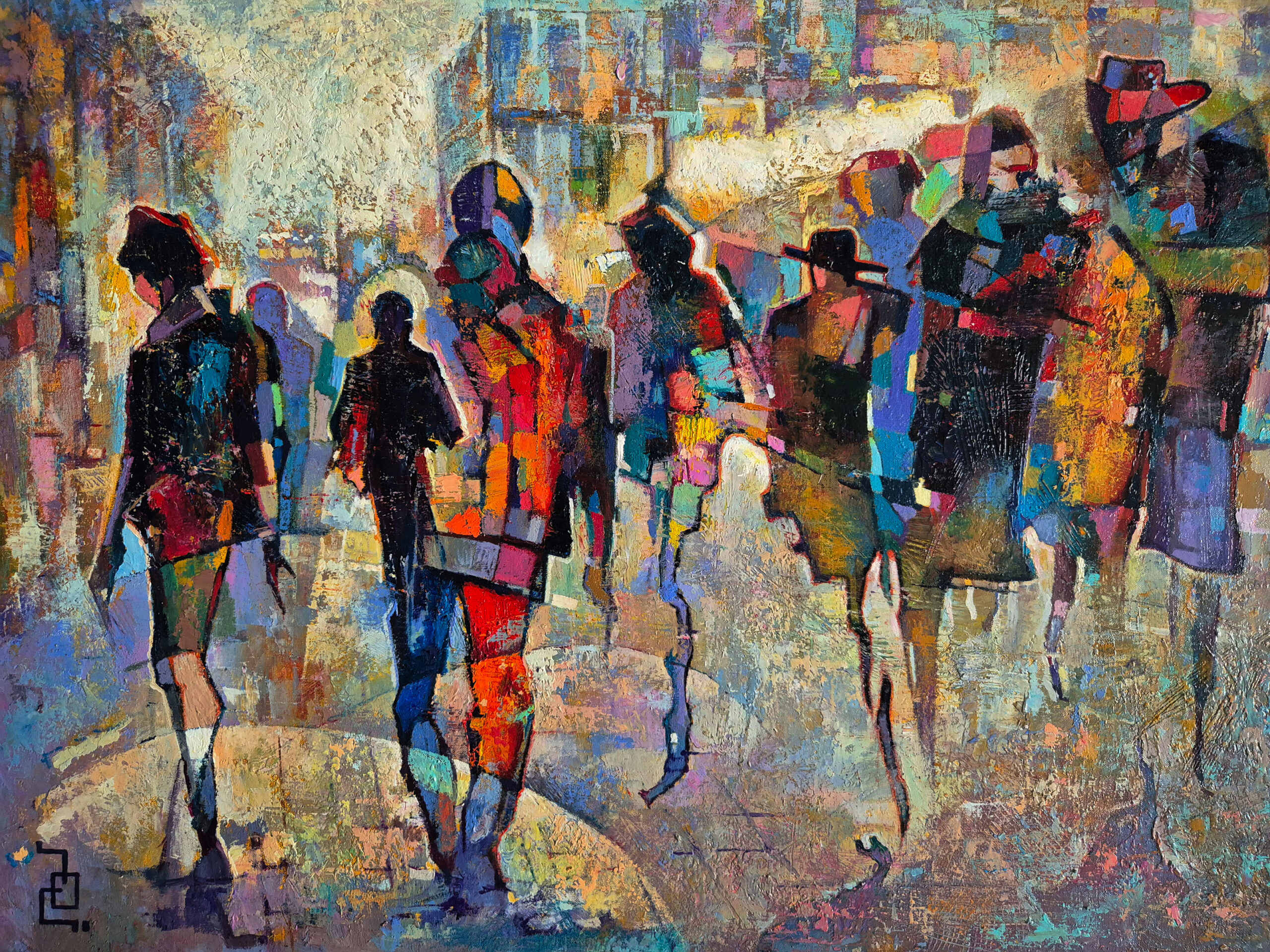 A walk (in red, small)